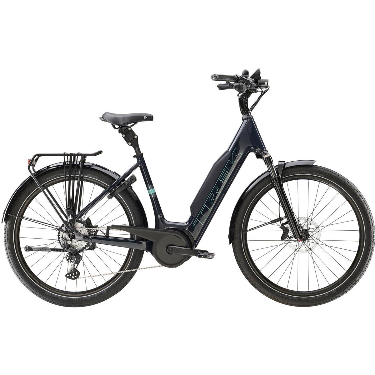 Elcykel Trek Dam Verve+ 5 Lowstep 800wh nautical navy