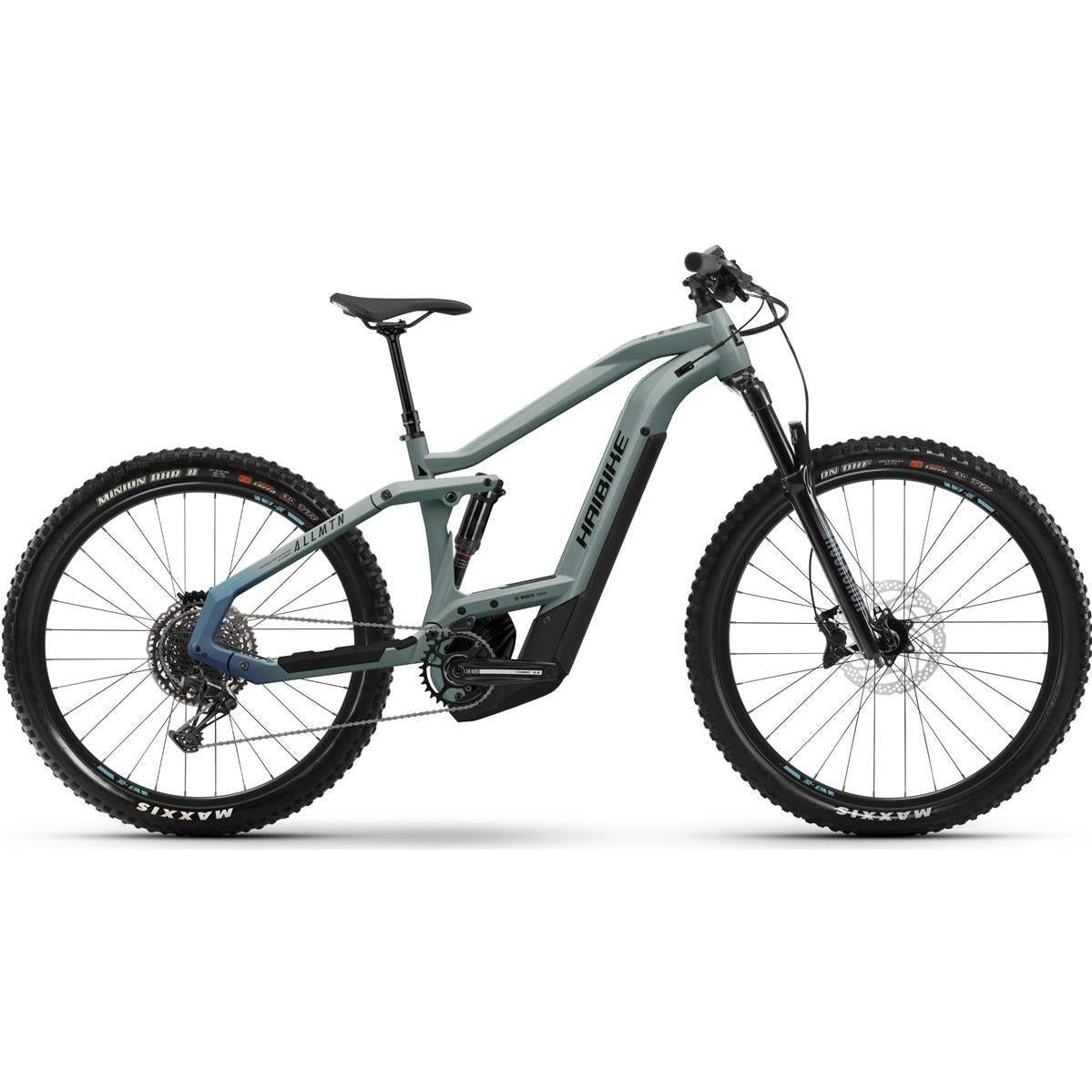 El MTB Haibike AllMtn 3 Grön/Blå