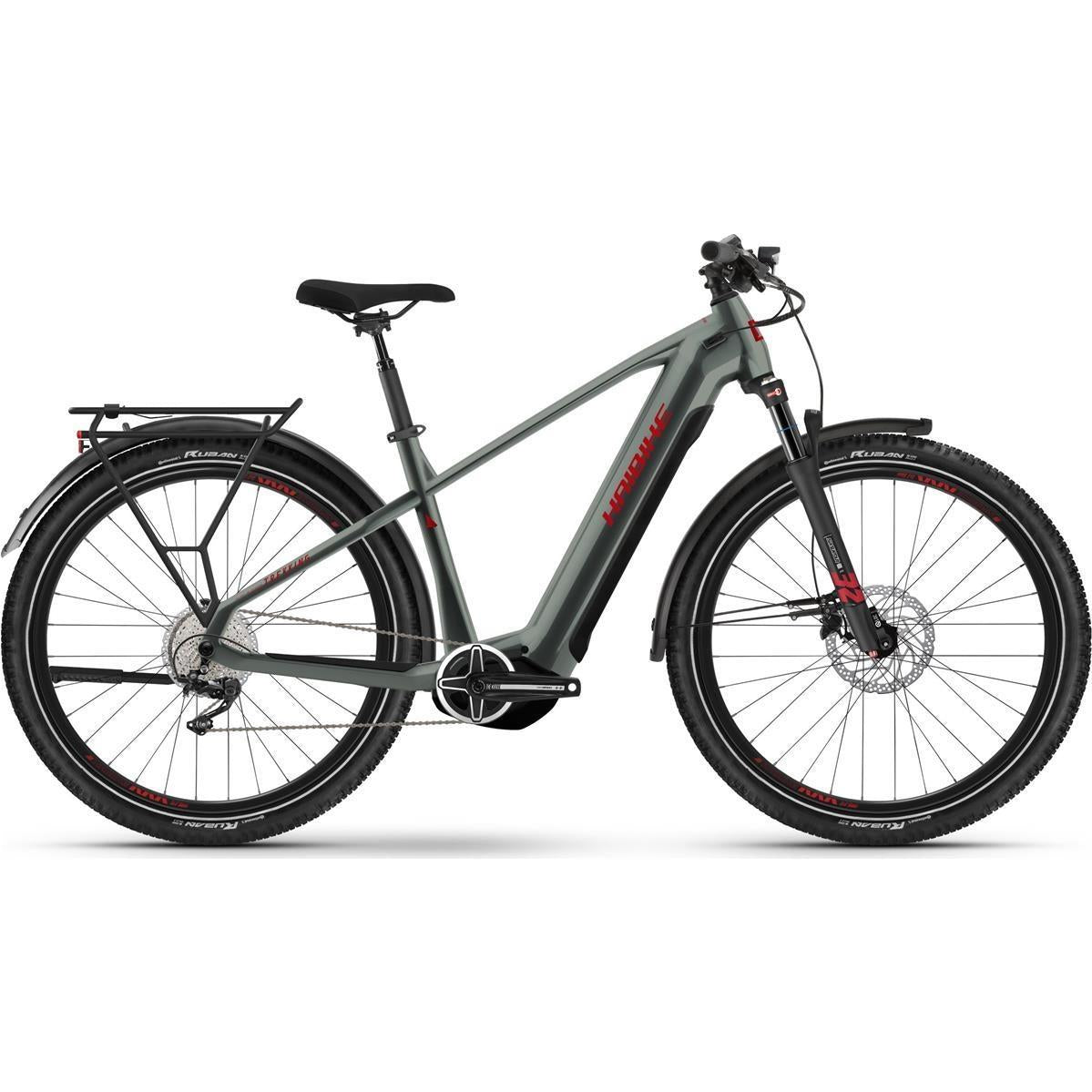 Elcykel hybrid Haibike Trekking 5 High Grå