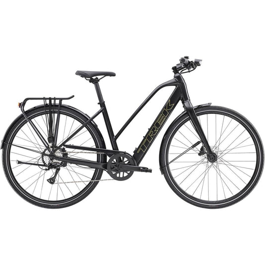 Elcykel Trek Dam FX+ 2 Stagger LT satin trek black