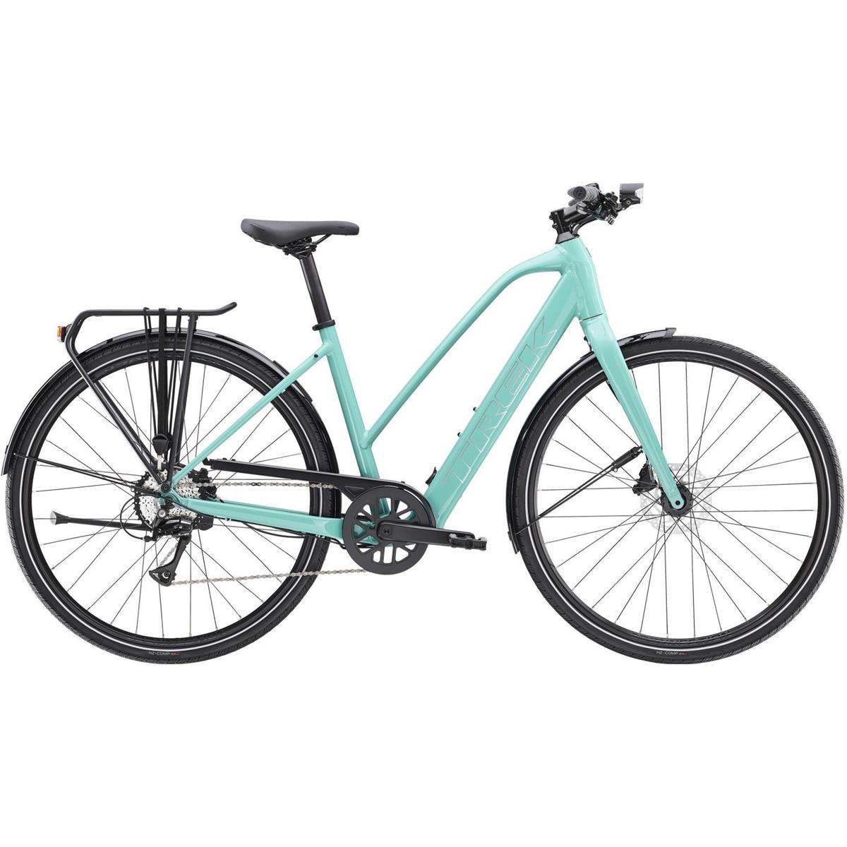 Elcykel Trek Dam FX+ 2 Stagger LT blue sage