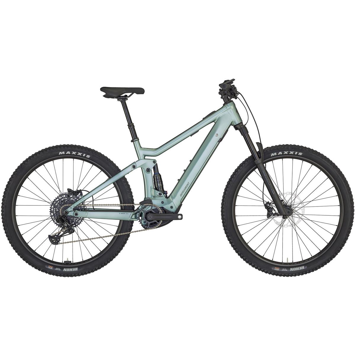 El MTB Bergamont E-Revox FS 150 Expert FMN Shiny Metallic Ice Green