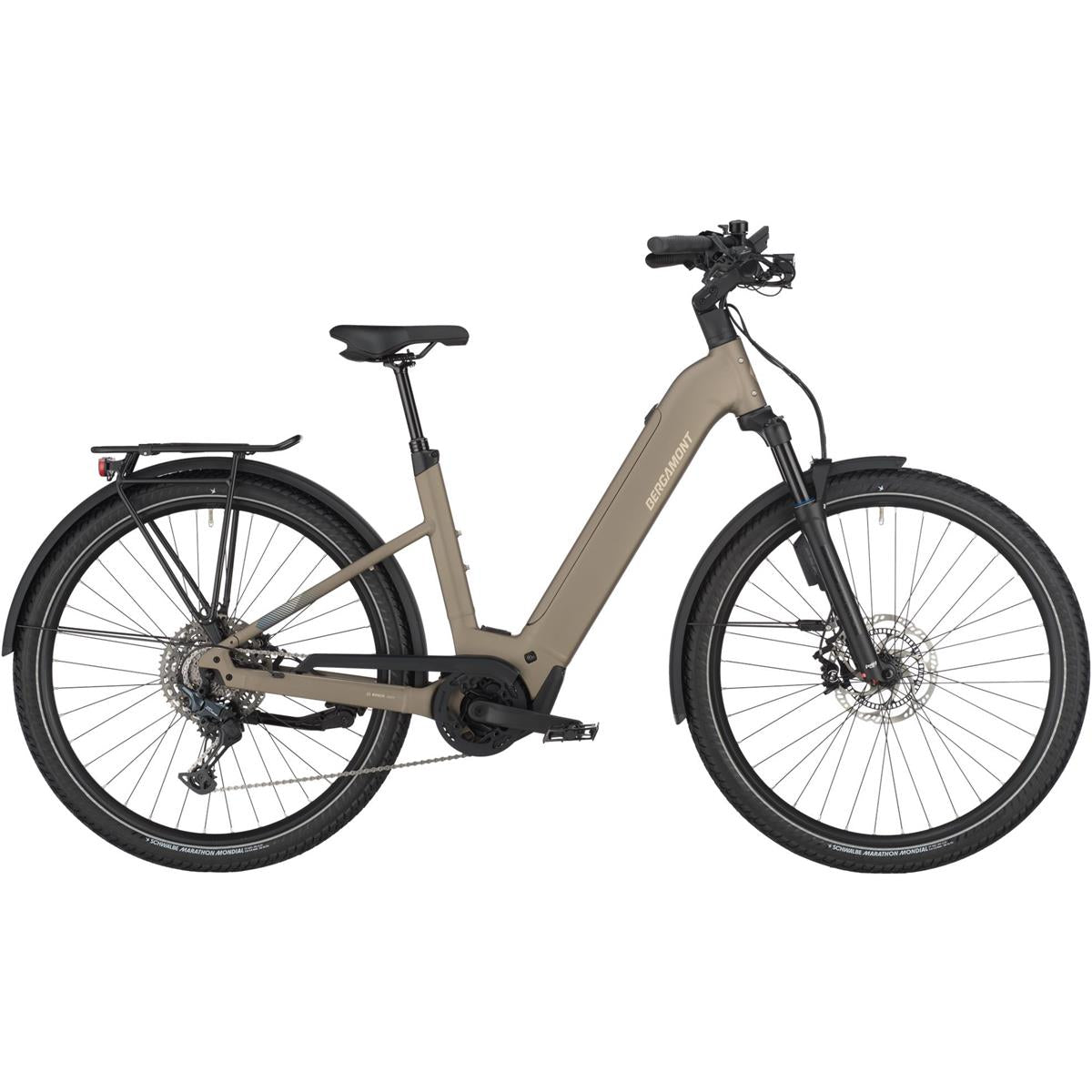 Elcykel SUV Bergamont E-Horizon SUV 10 Wave Warm Silver