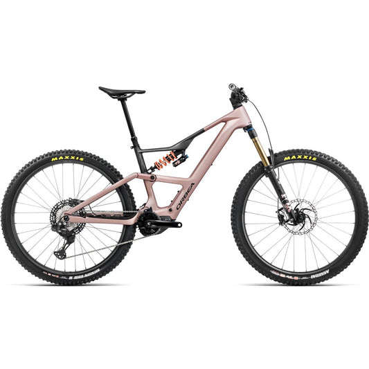 EL-MTB Orbea Rise LT M-Team 420W Desert Rose Carbon Raw Matt