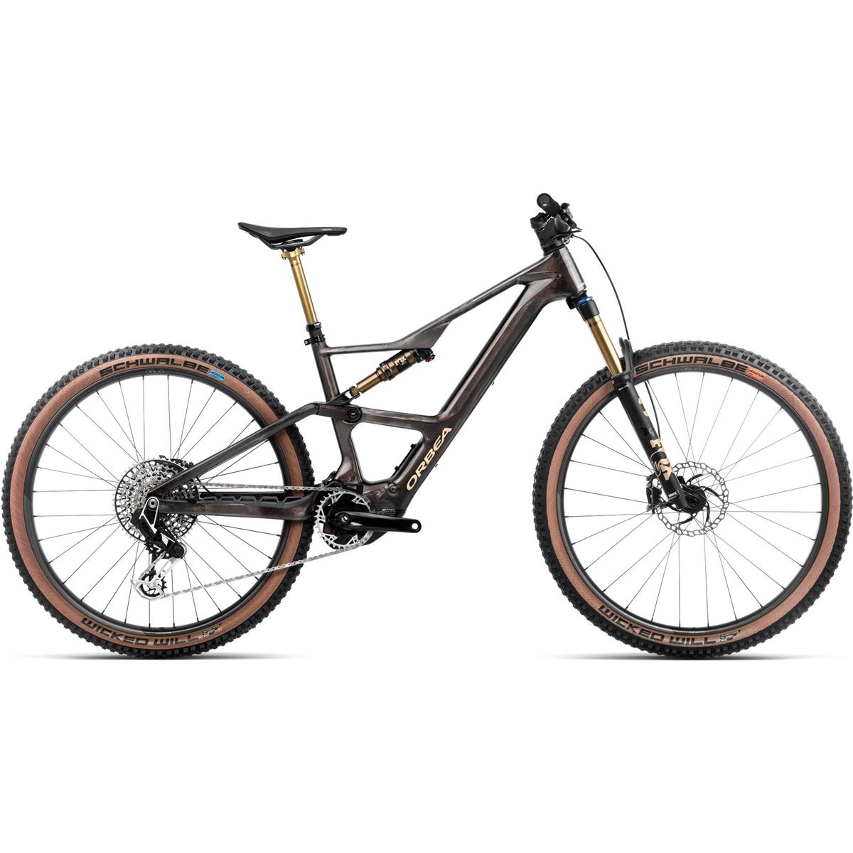 EL-MTB Orbea Rise SL M-LTD 630W Cosmic Carbon View Golden Sand Gloss