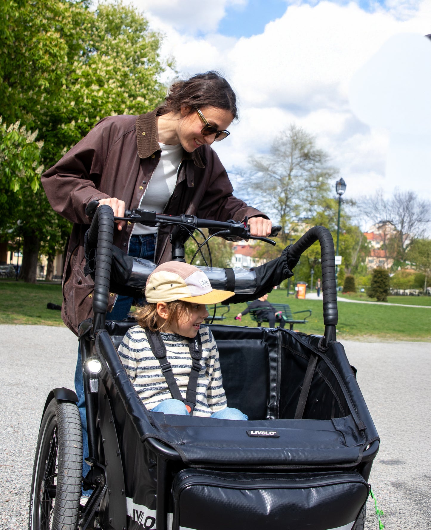 Lådcykel El Livelo #2 manuellväxel och kedja