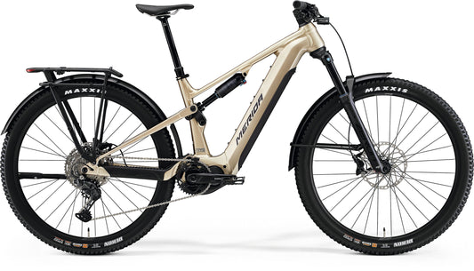 El MTB Merida eOne-Forty 475 EQ beige/svart