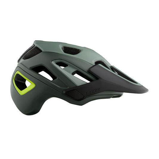 Cykelhjälm Lazer Jackal mörkgrön/gul