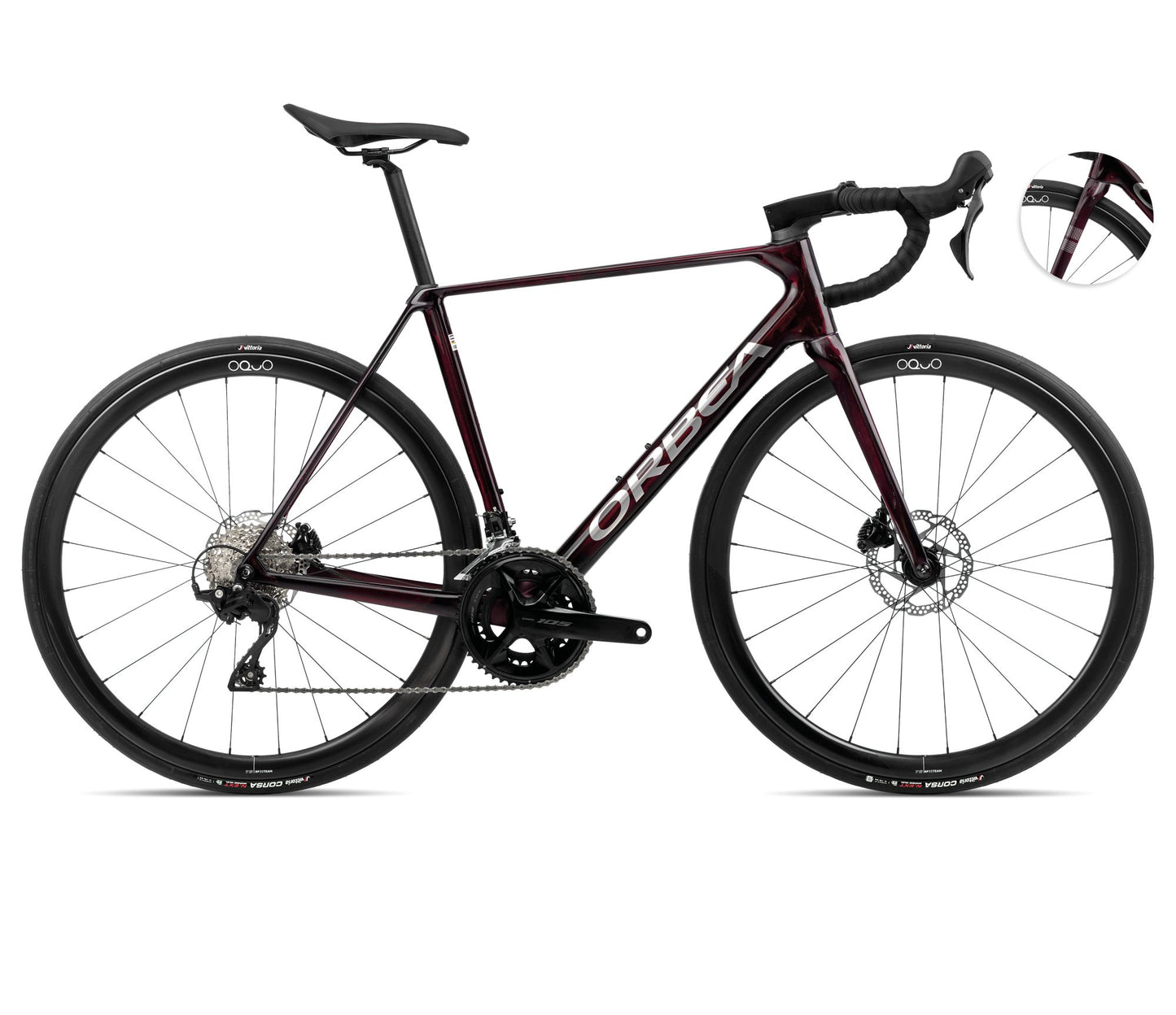 Racer Orbea Orca M35 Wine Red-Titanium Gloss