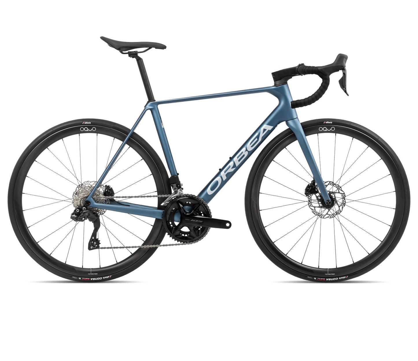Racer Orbea Orca M35i Slate Blue-Halo Silver Matt