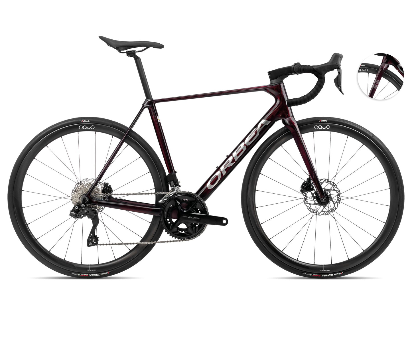 Racer Orbea Orca M35i Wine Red-Titanium Gloss