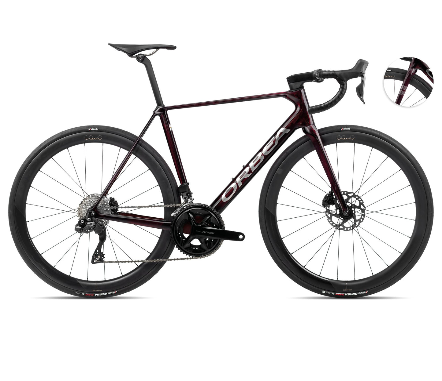 Racer Orbea Orca M30iltd Pwr Wine Red-Titanium Gloss