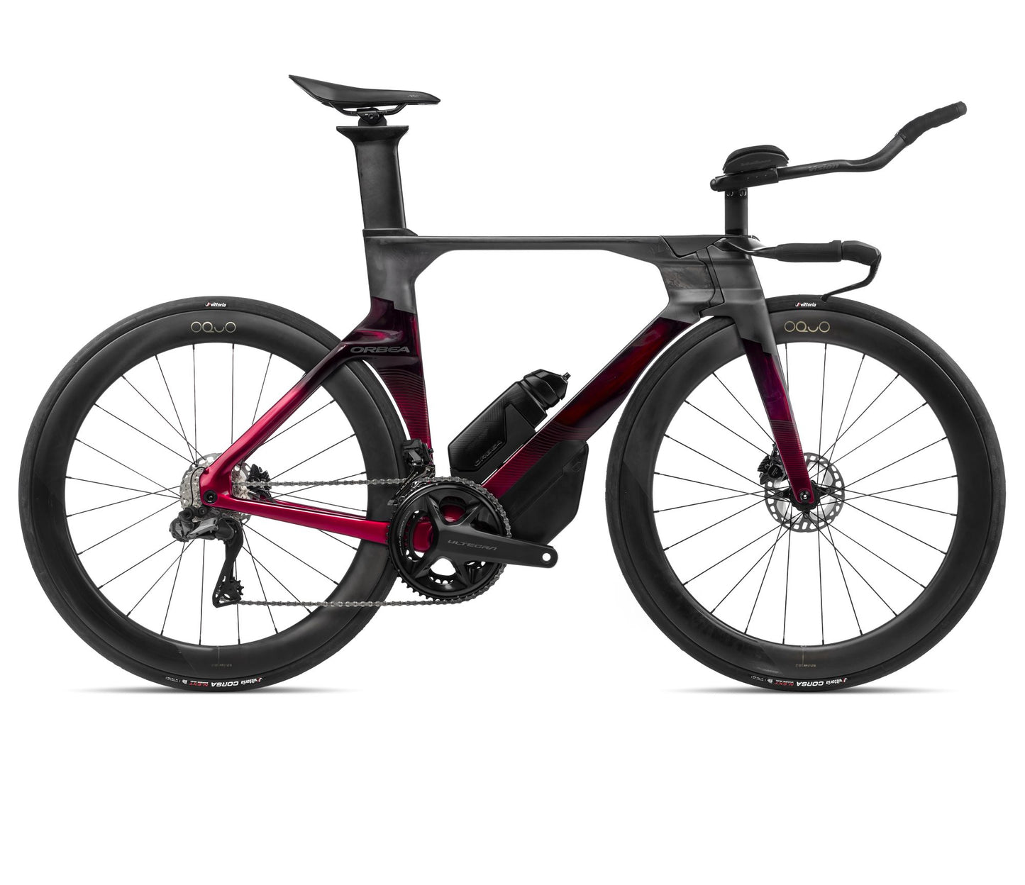 Triathlon Orbea Ordu M20iltd Carbon Raw Matt/Wine Red Shades Gloss