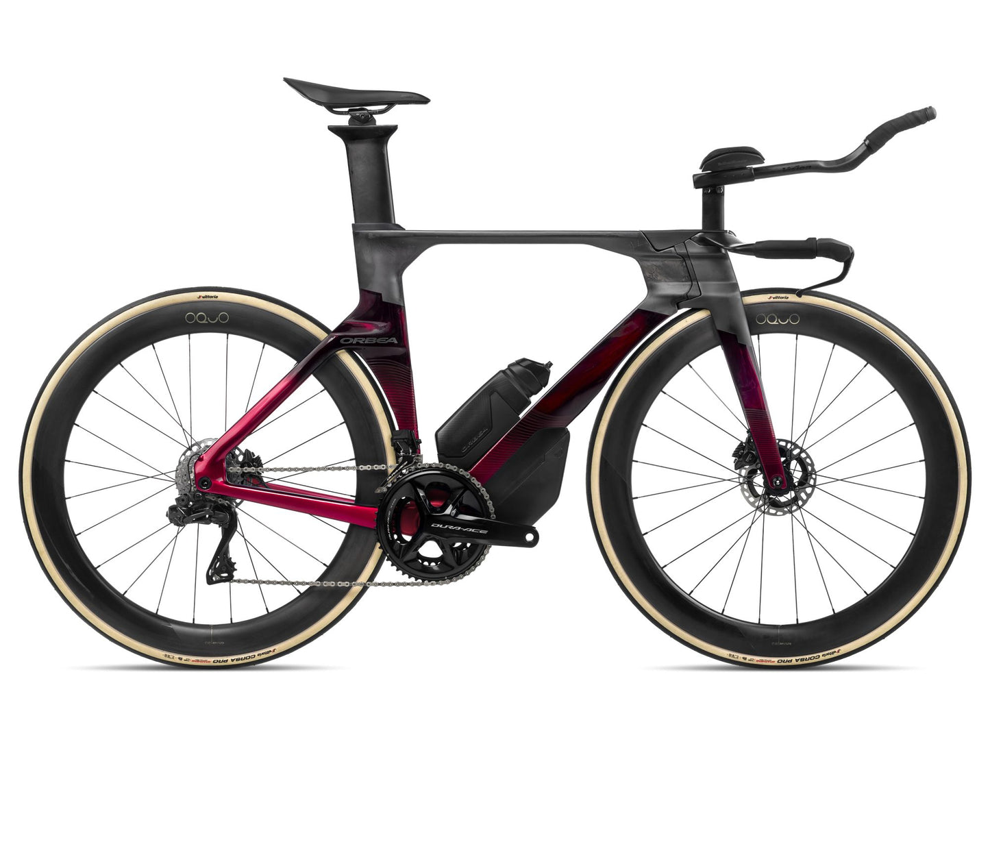 Triathlon Orbea Ordu M10iltd Carbon Raw Matt/Wine Red Shades Gloss