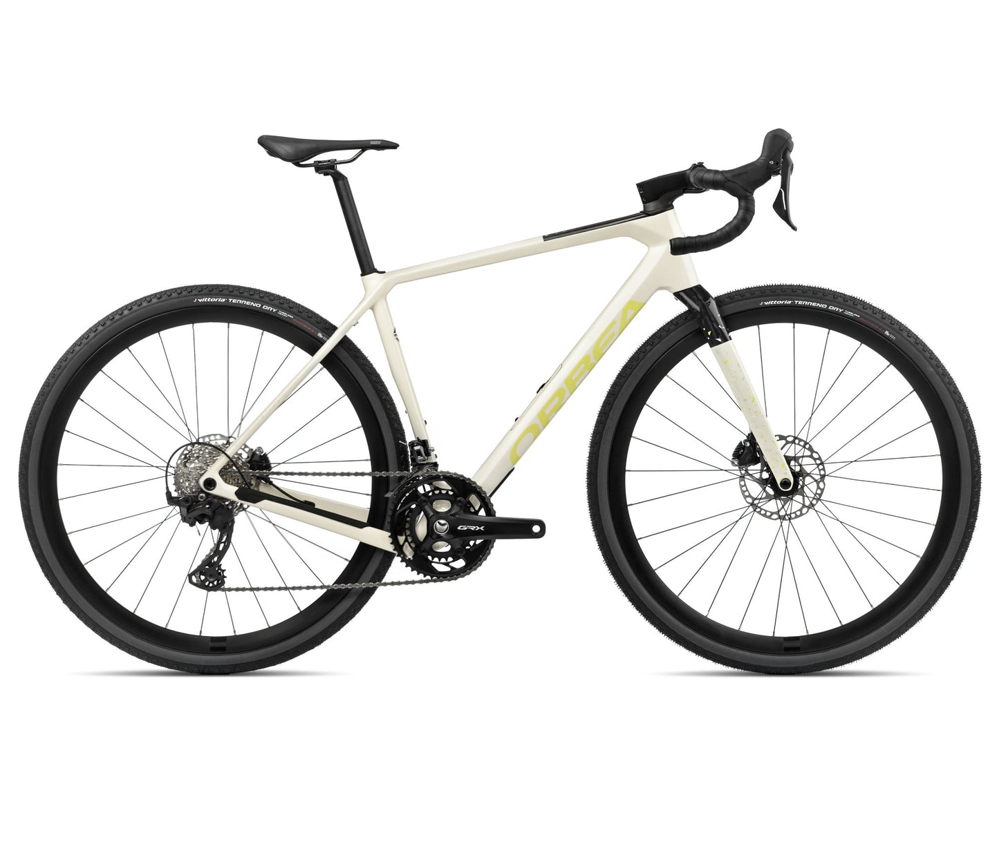 Gravel Orbea Terra M30team Ivory White-Spicy Lime Gloss