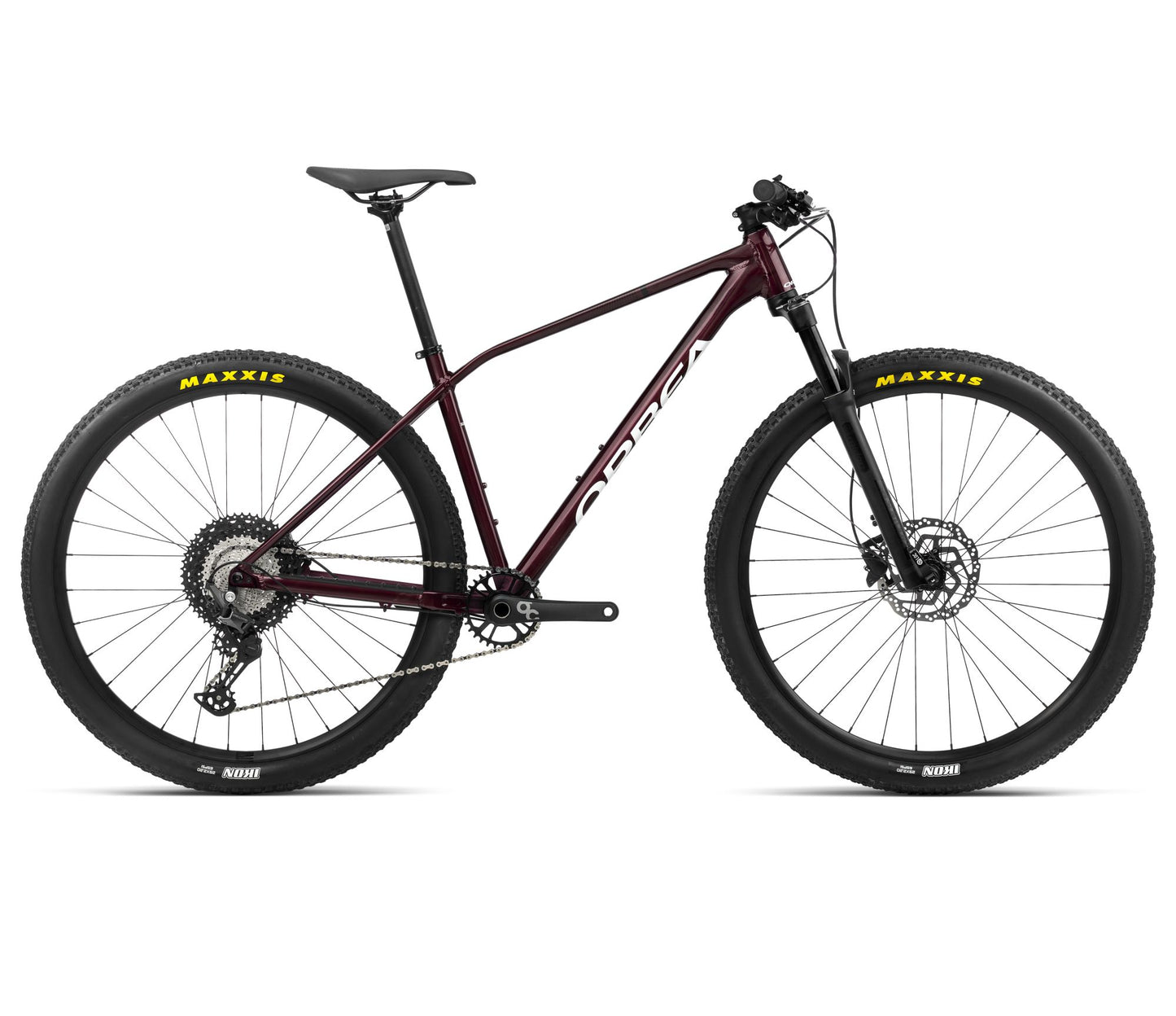 Hardtail MTB Orbea ALMA H30 Metallic Dark Red-Chic White Gloss