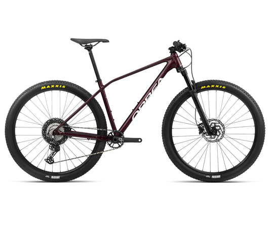 Hardtail MTB Orbea ALMA H30 Metallic Dark Red-Chic White Gloss