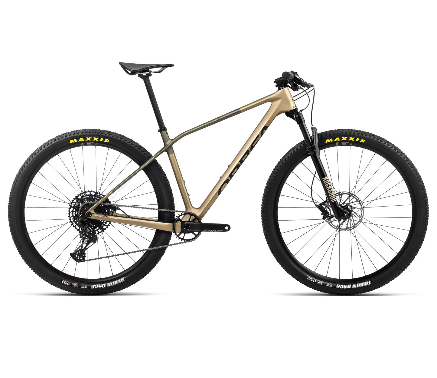 Hardtail MTB Orbea ALMA M51 Baobab Brown-Green Gold Matt