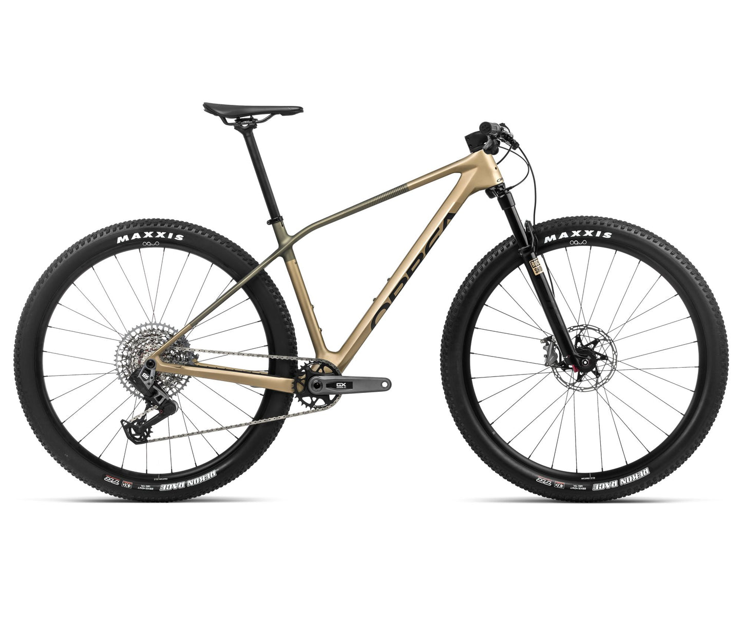 Hardtail MTB Orbea ALMA M21 Baobab Brown-Green Gold Matt