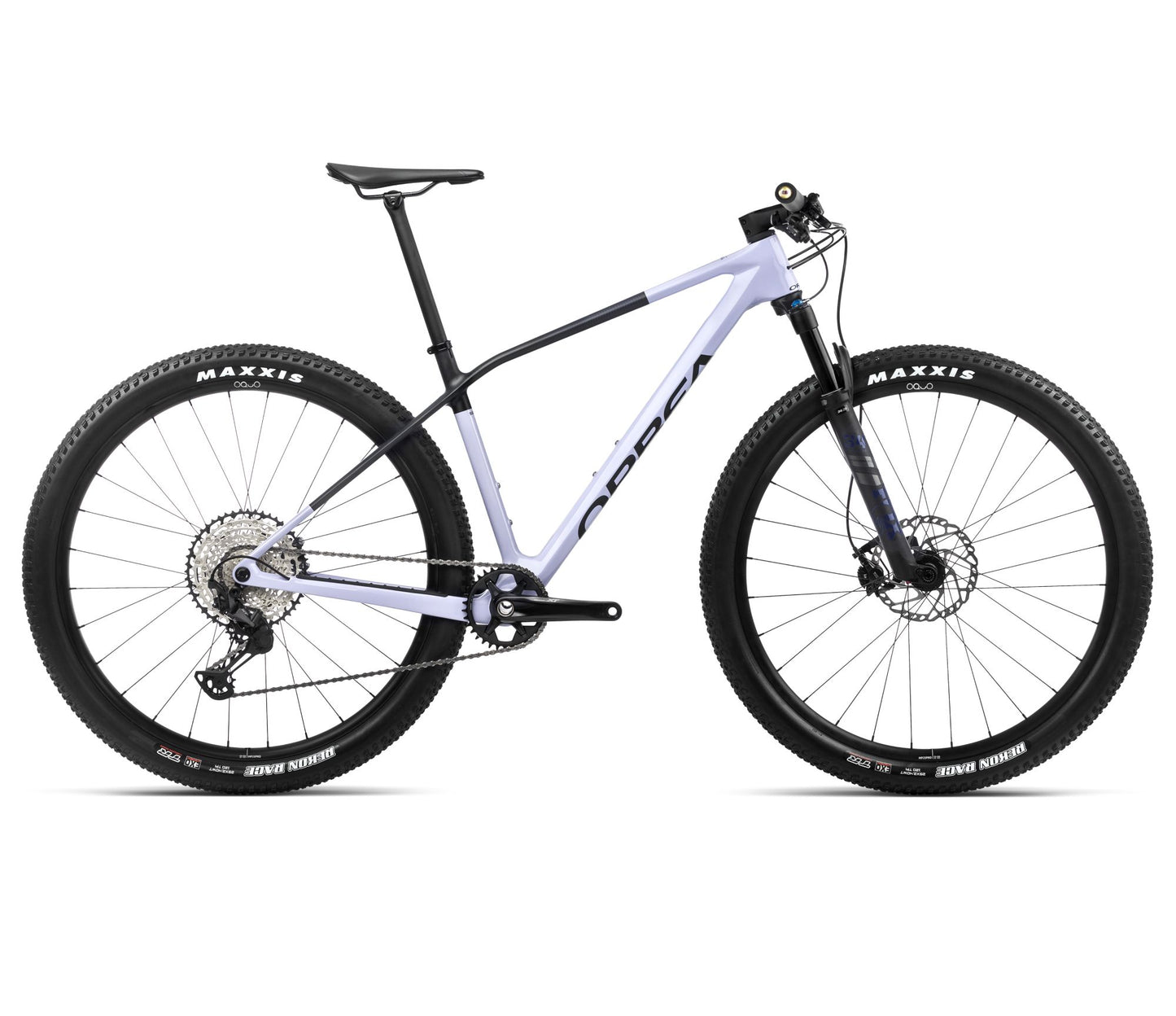 Hardtail MTB Orbea ALMA M ELITE Digital Lavender Gloss/Carbon Raw Matt