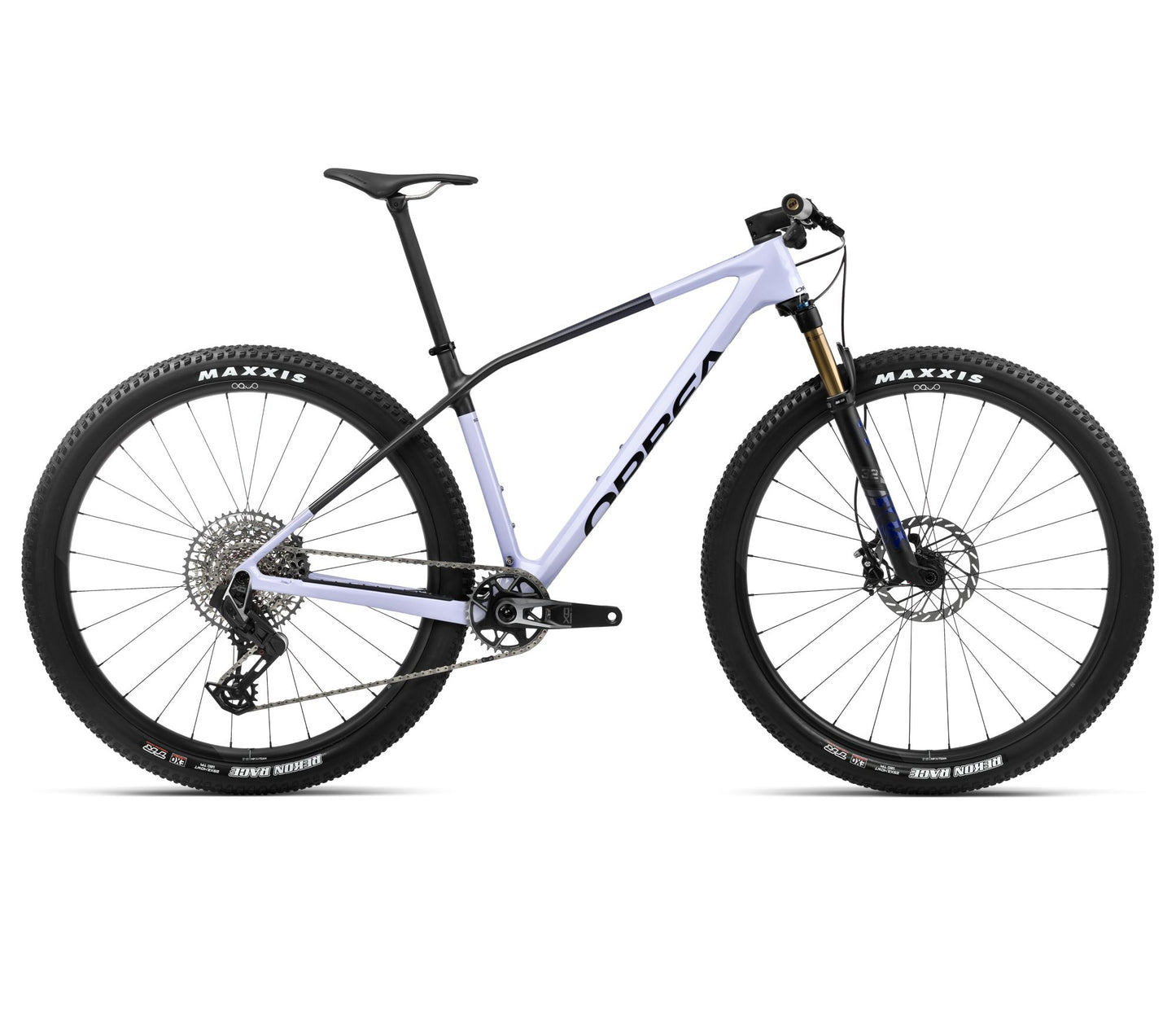 Hardtail MTB Orbea ALMA M PRO Digital Lavender Gloss/Carbon Raw Matt