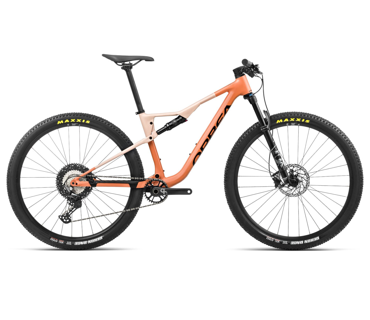 Heldämpad MTB Orbea OIZ H30 Apricot Orange-Limestone Beige Matt