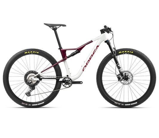 Heldämpad MTB Orbea OIZ H30 White Chic- Shadow Coral Gloss