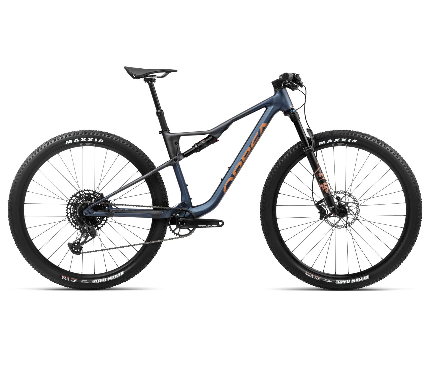 Heldämpad MTB Orbea OIZ H20 Moondust Blue-Leo Orange Matt