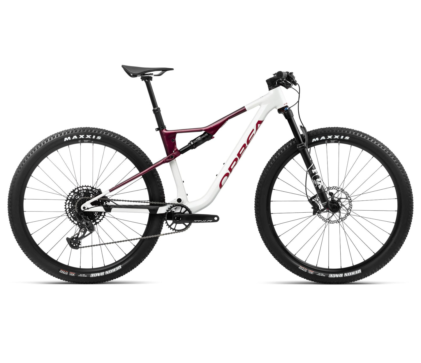 Heldämpad MTB Orbea OIZ H20 White Chic- Shadow Coral Gloss