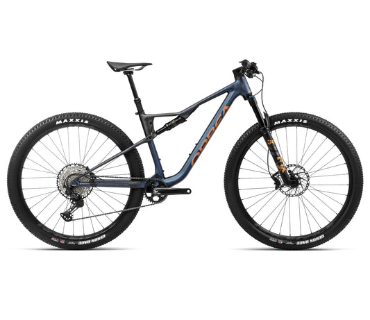 Heldämpad MTB Orbea OIZ H10 Moondust Blue-Leo Orange Matt