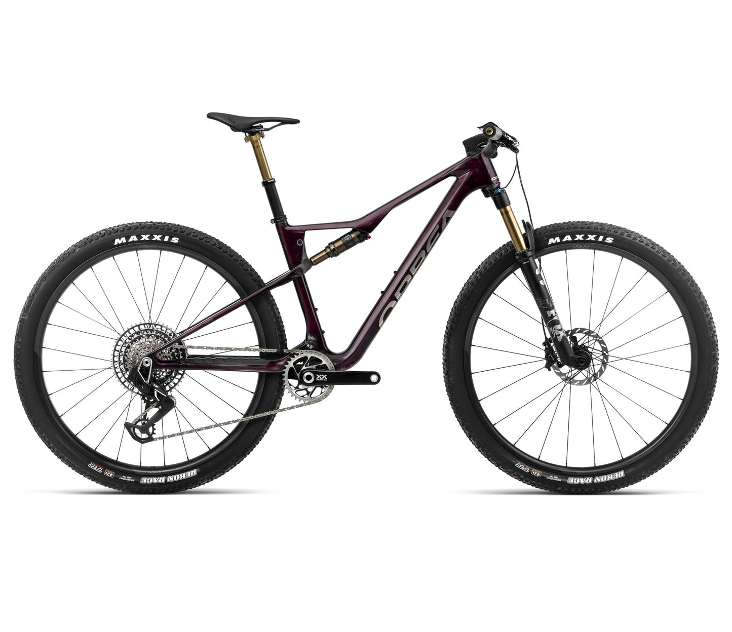 Heldämpad MTB Orbea OIZ M LTD Wine Red Carbon View-Titan Gloss