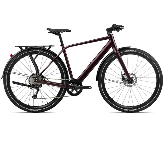 EL-Hybrid Orbea Vibe H30 EQ Metallic Burgundy Red Gloss