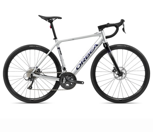 EL-Racer Orbea Gain D50 Metallic Silver Matt/Black Gloss