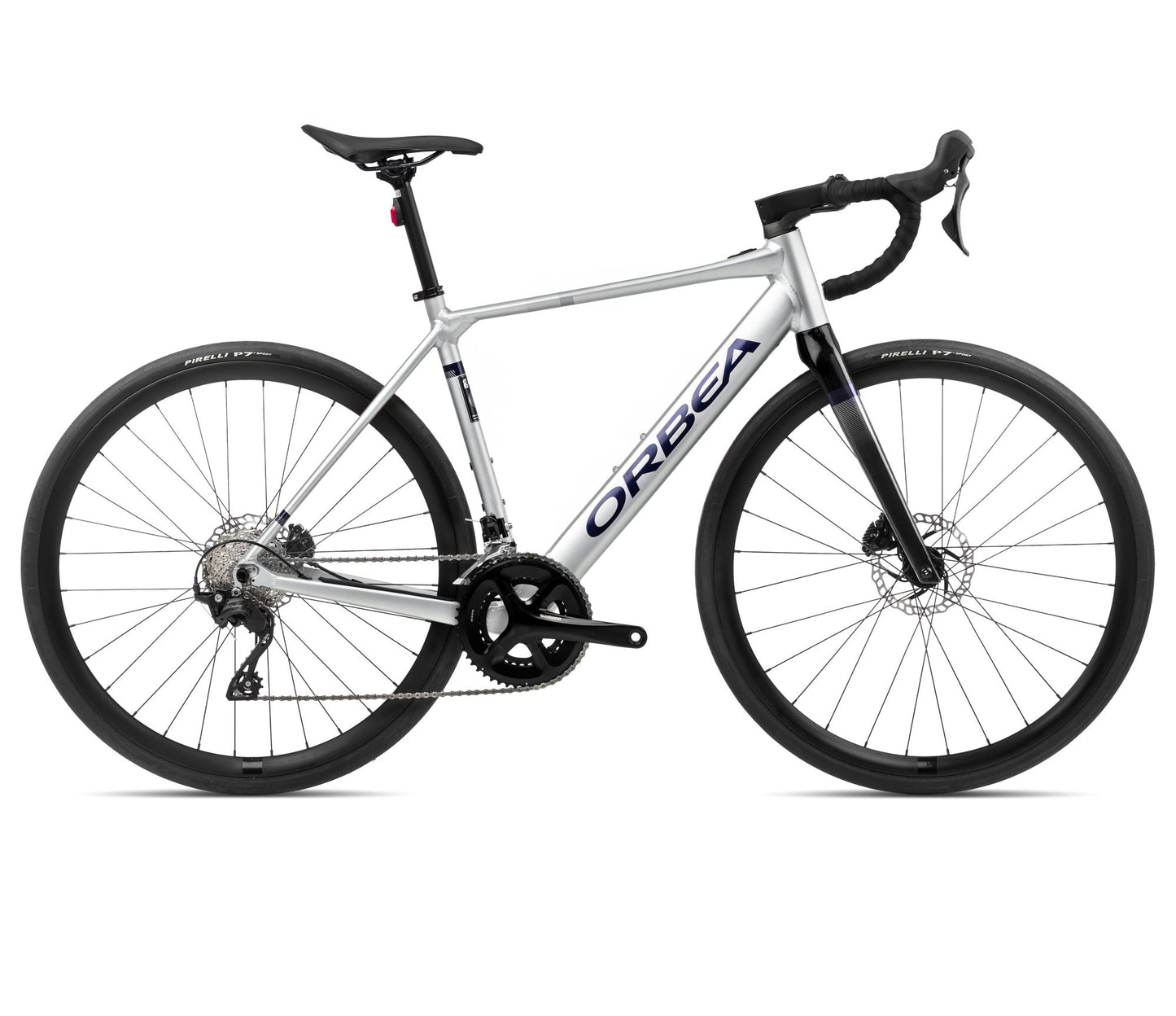 EL-Racer Orbea Gain D30 Metallic Silver Matt/Black Gloss