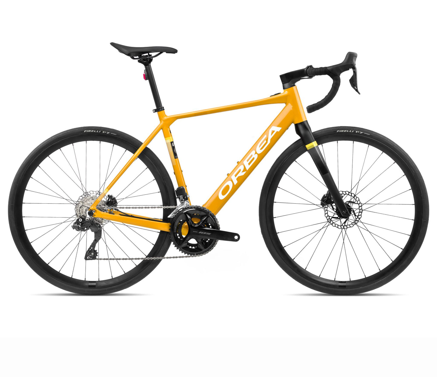 EL-Racer Orbea Gain D30i Mango Gloss/Black Matt