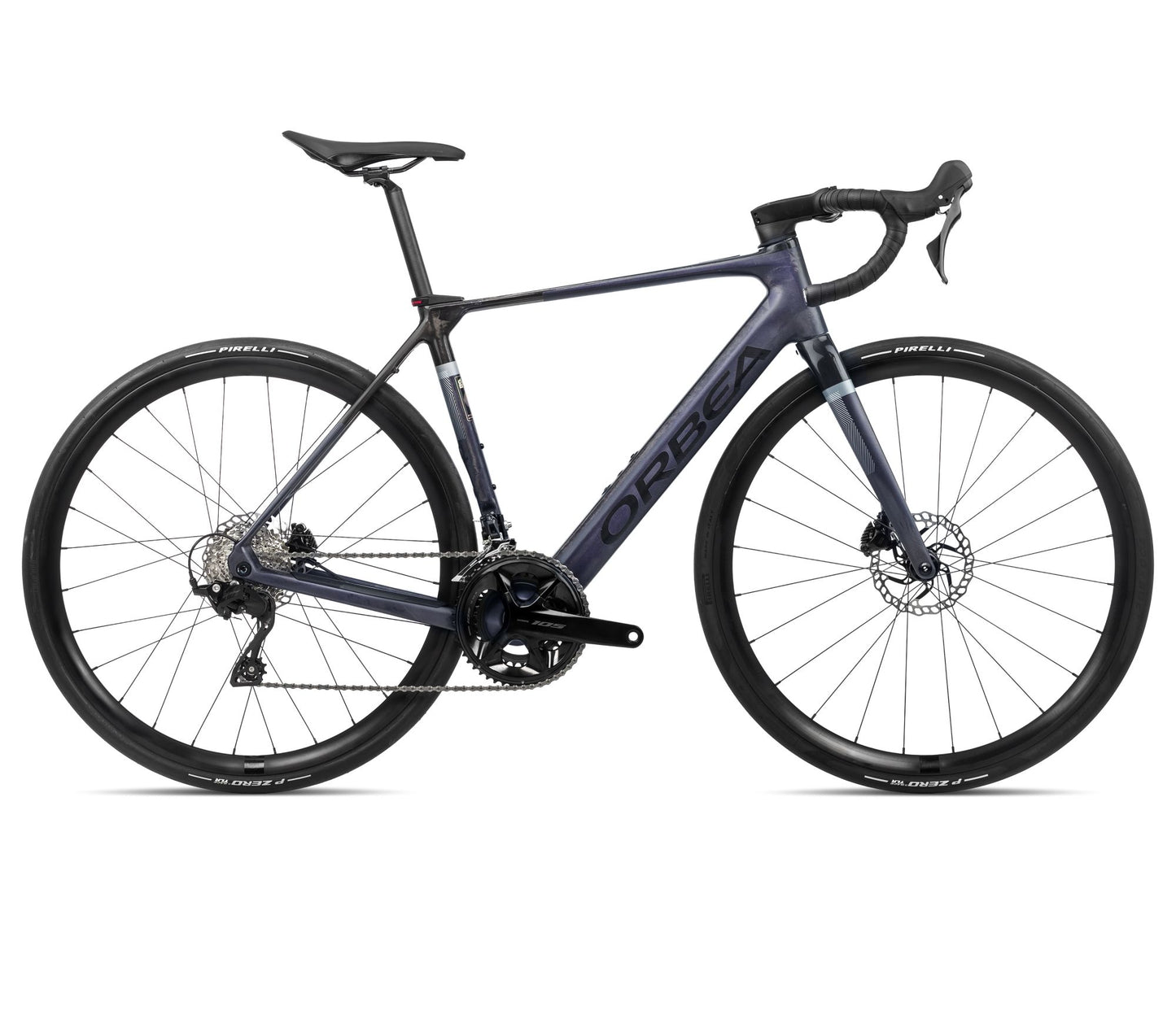 EL-Racer Orbea Gain M30 Tanzanite Carbon View Matt/Carbon Raw Gloss