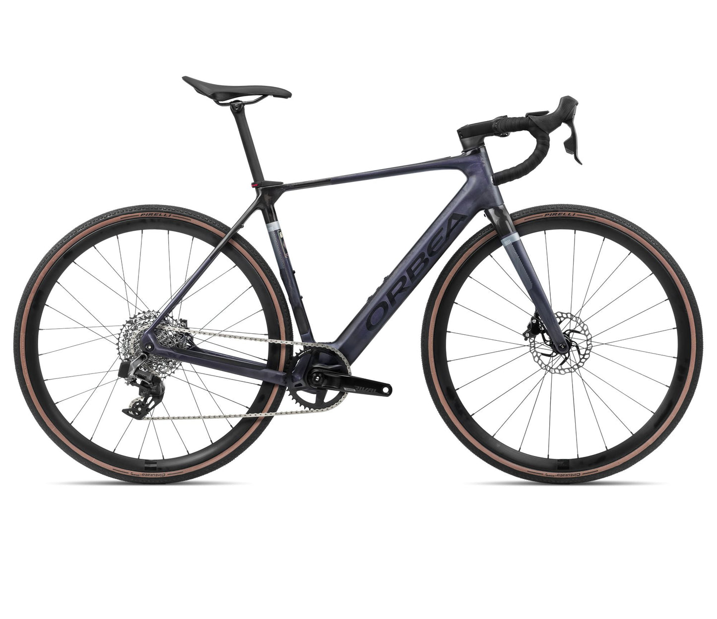 EL-Racer Orbea Gain M31e 1x Tanzanite Carbon View Matt/Carbon Raw Gloss
