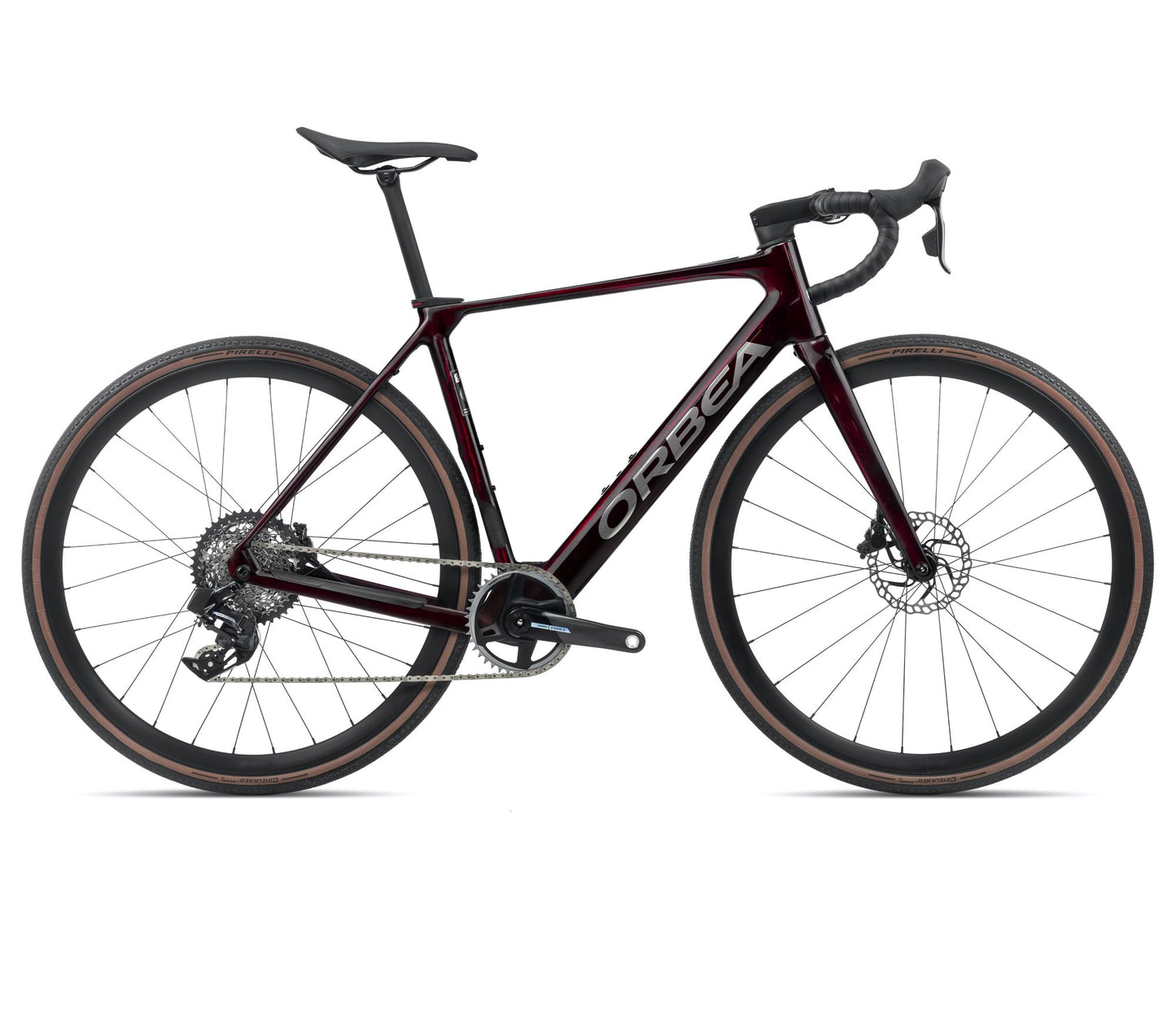 EL-Racer Orbea Gain M21e 1x Wine Red Carbon View