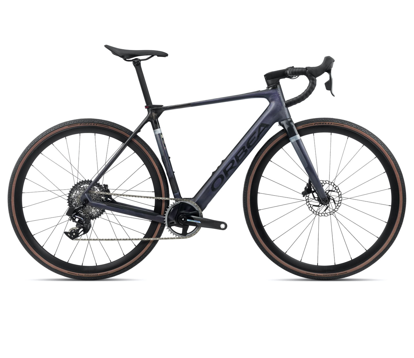 EL-Racer Orbea Gain M21e 1x Tanzanite Carbon View Matt/Carbon Raw Gloss