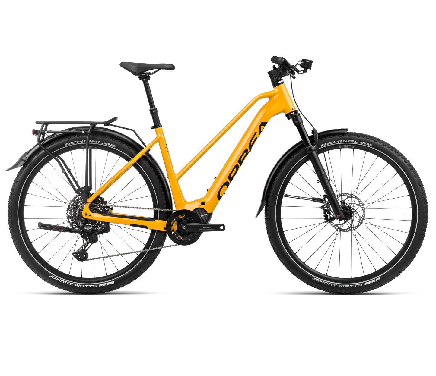 EL-Hybrid Orbea Kemen MID SUV 10 Mango Gloss/Black Matt