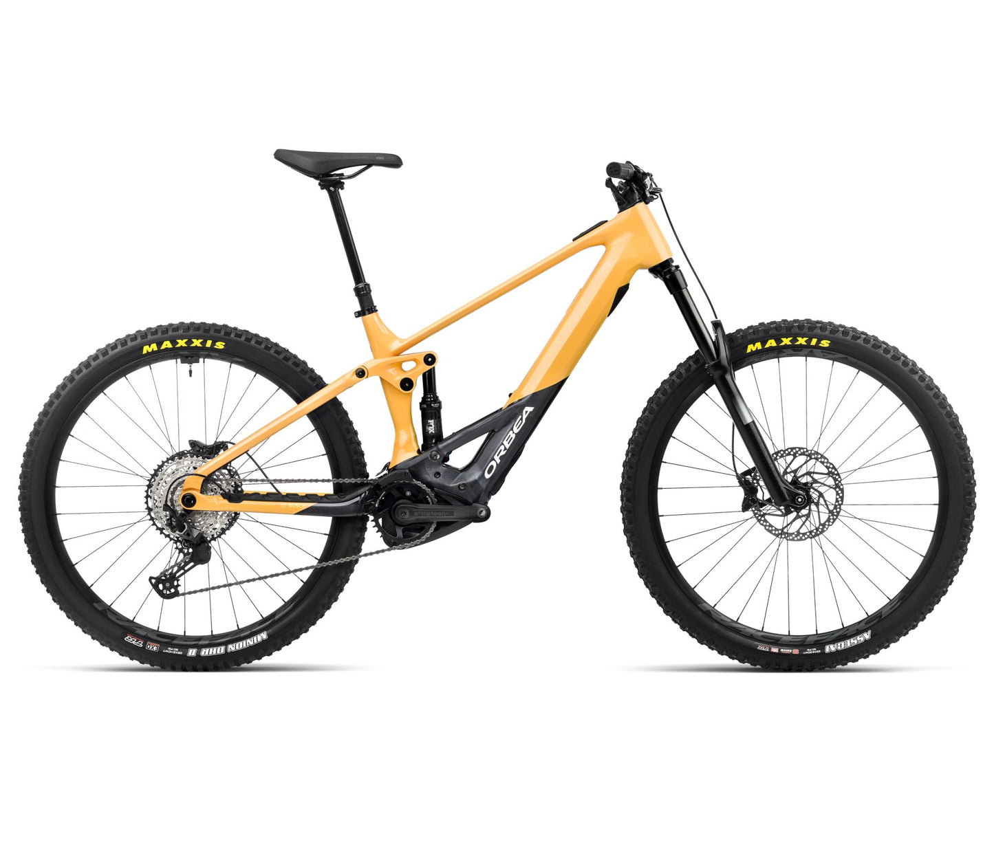 EL-MTB Orbea Wild H30 Corn Yellow-Metallic Night Black Gloss