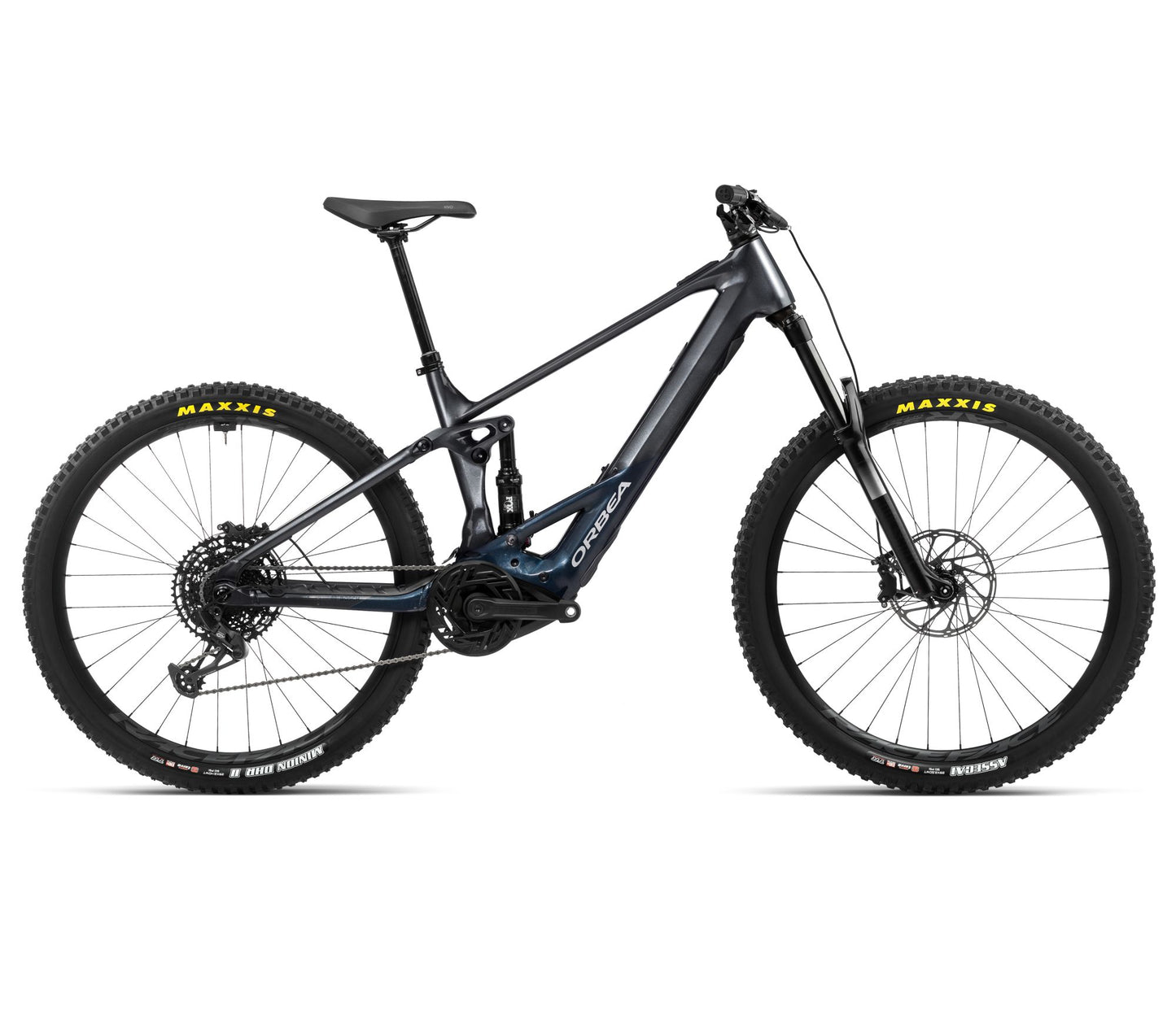 EL-MTB Orbea Wild H20-eagle Corn Yellow-Metallic Night Black Gloss