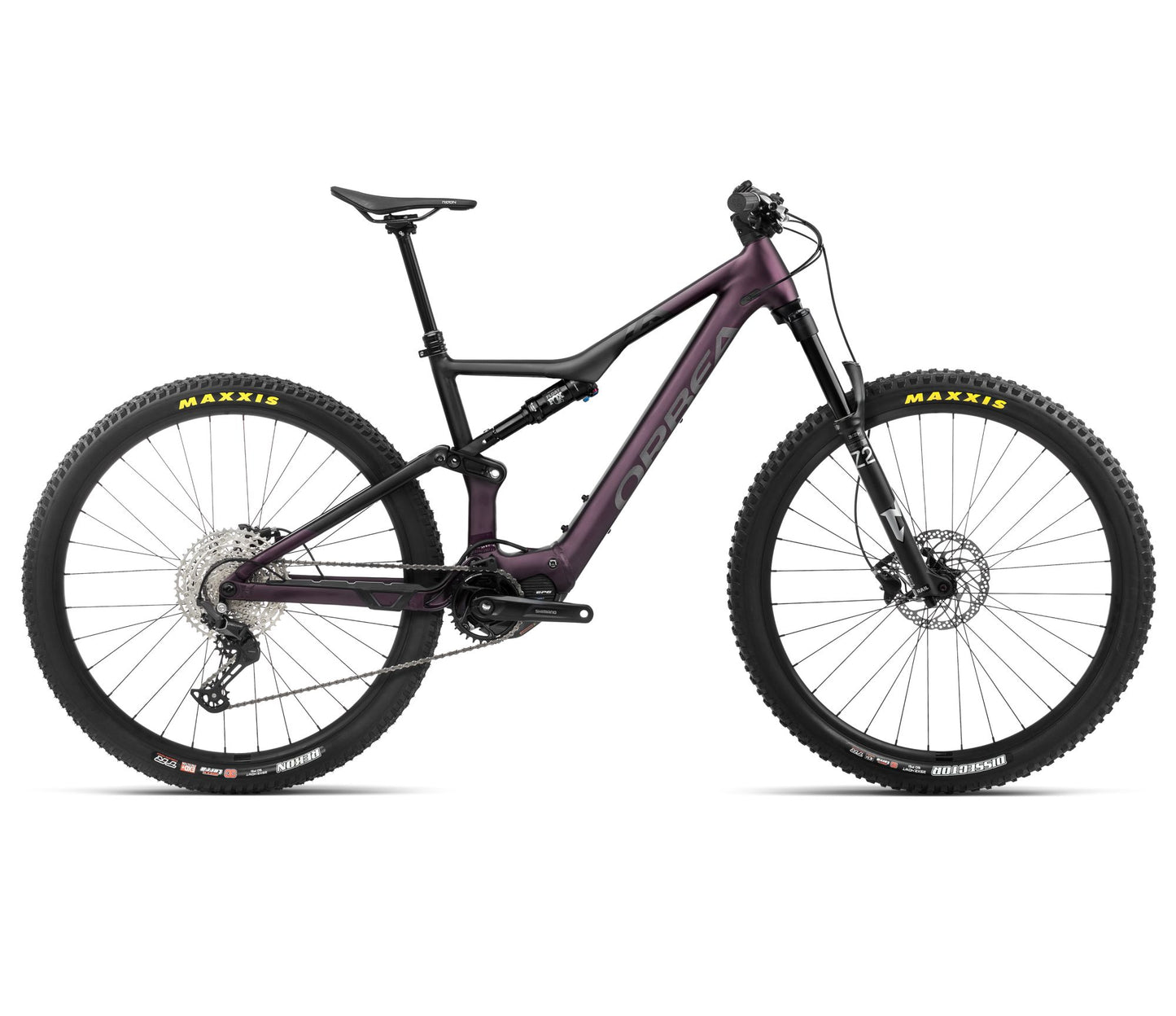 EL-MTB Orbea Rise H30 Metallic Mulberry-Black Matt