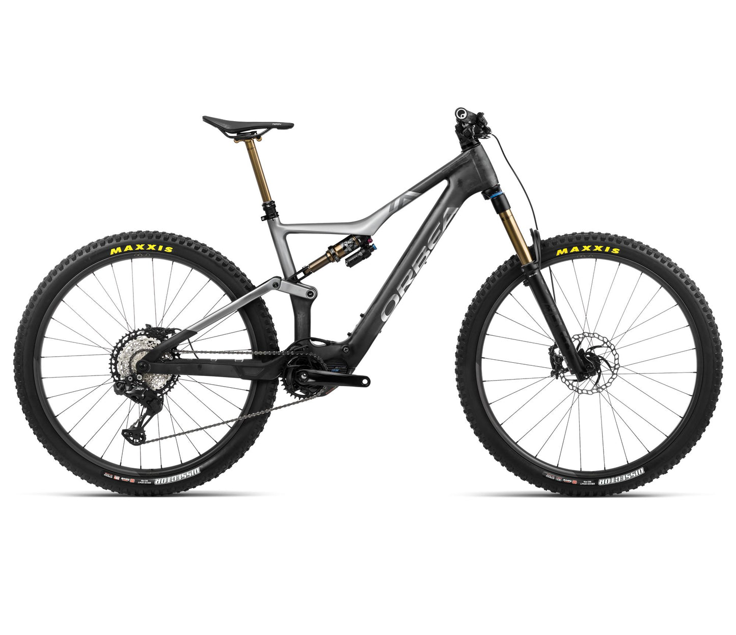 EL-MTB Orbea Rise M-team Cabon Raw-Shark Grey Matt
