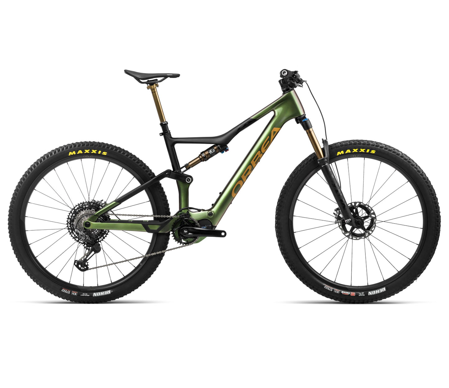EL-MTB Orbea Rise M-ltd Chameleon Goblin Green Gloss/Black Matt