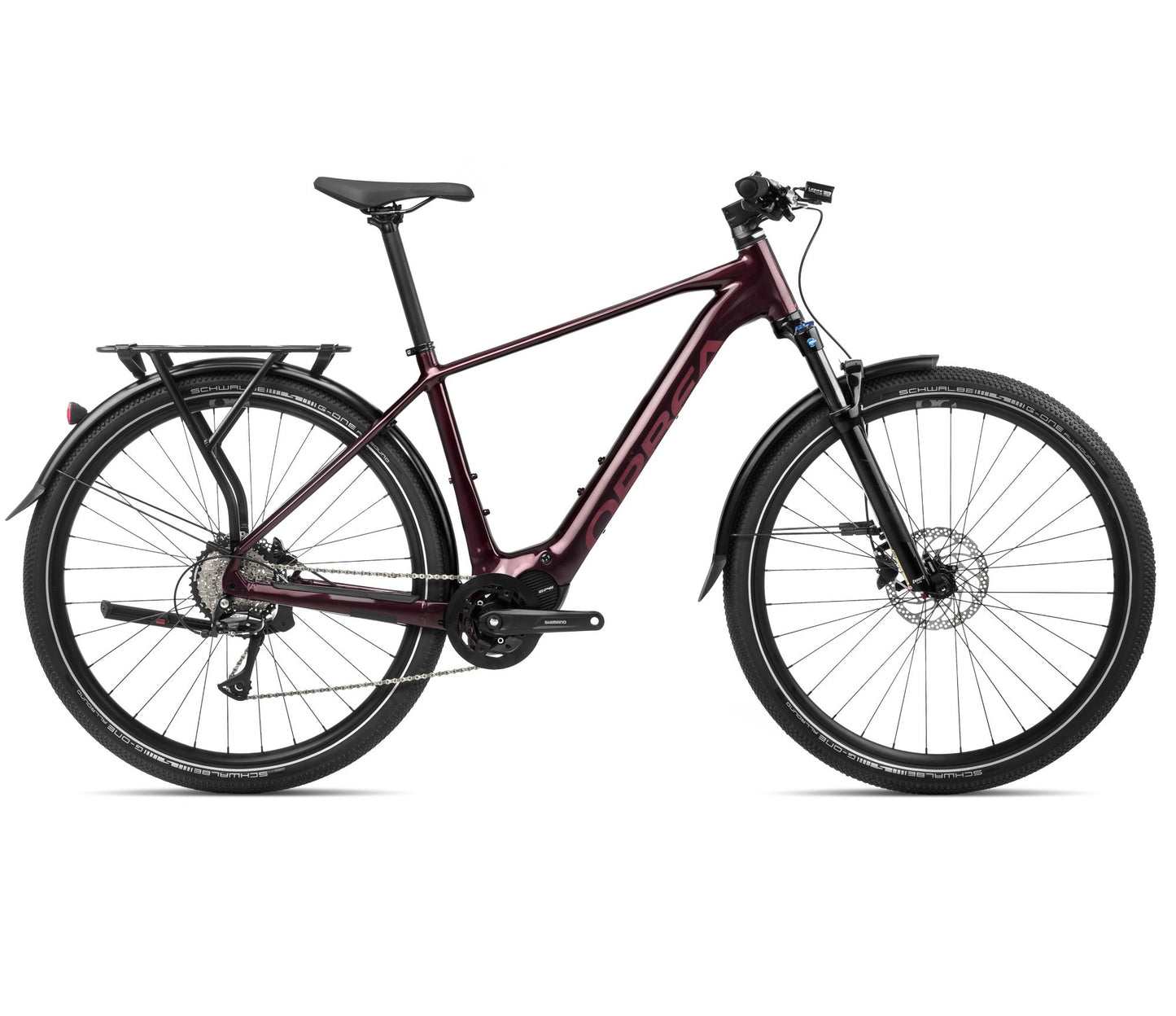 EL-Hybrid Orbea Kemen 40 Dark Red Gloss -Matt