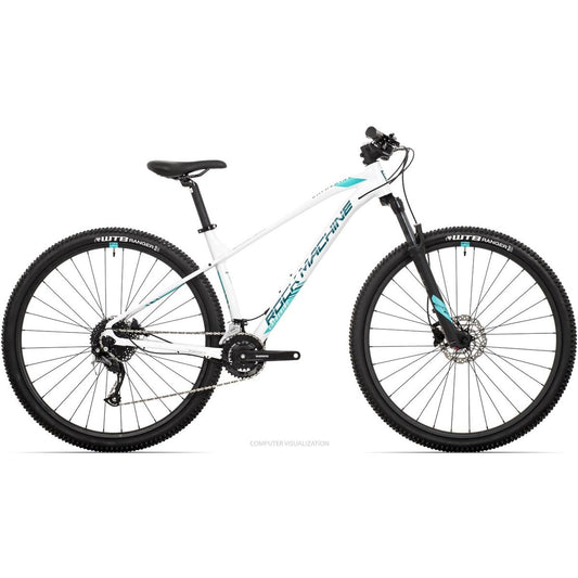 Hardtail MTB Rock Machine Catherine 20-29  Blank Vit/Turkos