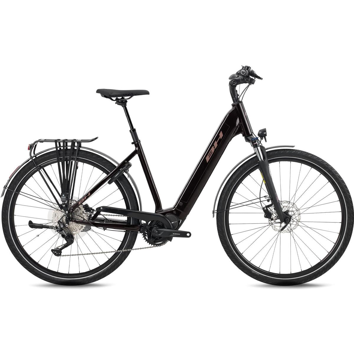 Elcykel Hybrid BH Atome City Wave Pro Svart