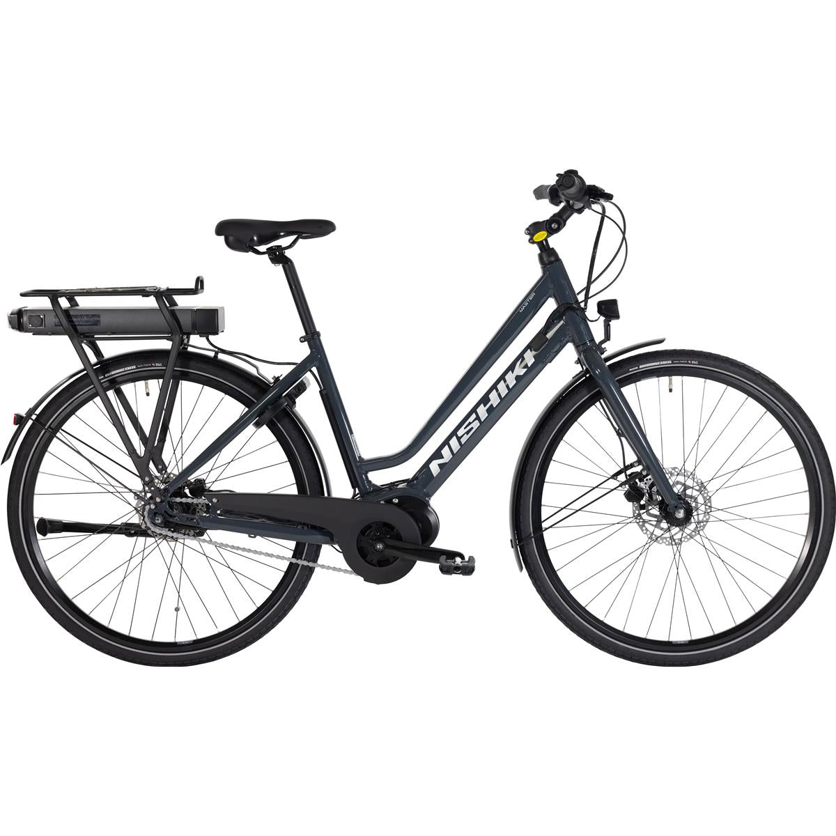 Elcykel Nishiki Master 15ah Dam Grå