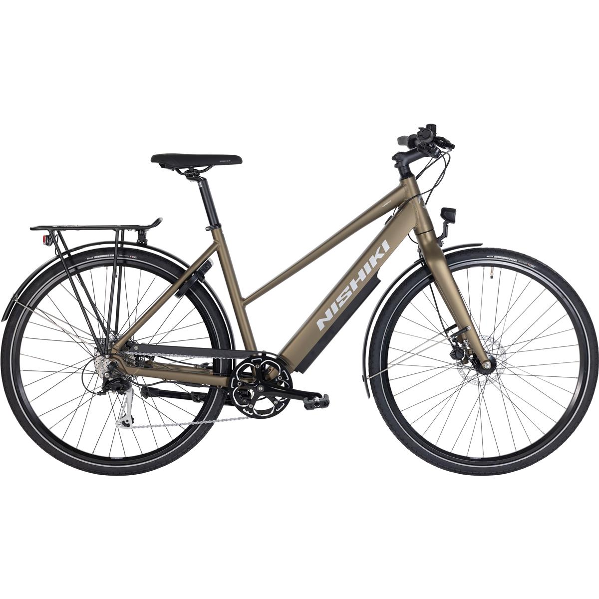 Elcykel Nishiki Urban E Dam 10ah Brun